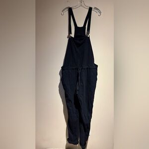 Pepper & Zoe 100% Cotton Overalls Jumpsuit Black Size XL Baggy Neutral Fall